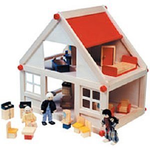 wooden dollhouse