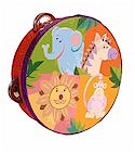 childrens wooden tambourine